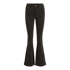 VILA Džínsy  čierny denim