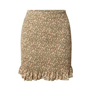 Missguided Sukňa  béžová / olivová / marhuľová / ružová