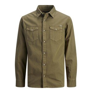JACK & JONES Košeľa 'Sheridan'  olivová
