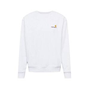 Carhartt WIP Mikina 'American Script'  biela melírovaná