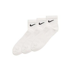 NIKE Športové ponožky  čierna / biela