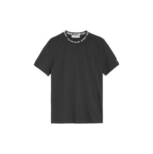 Calvin Klein Jeans Tričko  čierna / biela