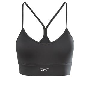 Reebok Športová podprsenka  čierna / biela