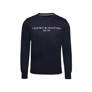 TOMMY HILFIGER Mikina  tmavomodrá / červená / biela