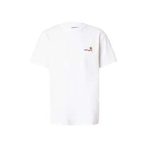 Carhartt WIP Tričko 'American'  zlatá / tmavočervená / biela