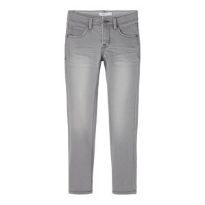NAME IT Džínsy 'Silas'  sivý denim