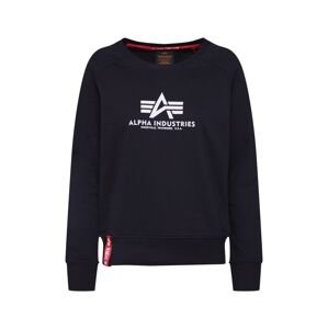 ALPHA INDUSTRIES Mikina  námornícka modrá / červená / biela