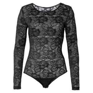 Urban Classics Košeľové body  čierna