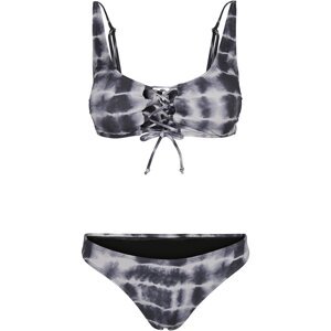 Urban Classics Bikiny  čierna / biela