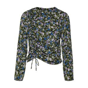 VERO MODA Blúzka 'Abby'  nebesky modrá / olivová / orchideová / čierna / biela