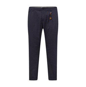Jack & Jones Plus Chino nohavice 'Iace Dylan'  námornícka modrá