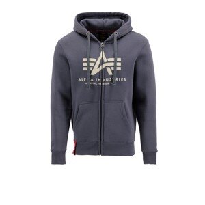 ALPHA INDUSTRIES Tepláková bunda  krémová / sivá