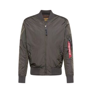 ALPHA INDUSTRIES Prechodná bunda 'MA-1 TT'  grafitová / červená / biela