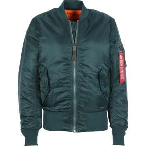 ALPHA INDUSTRIES Prechodná bunda 'MA-1'  námornícka modrá / oranžová / červená / biela