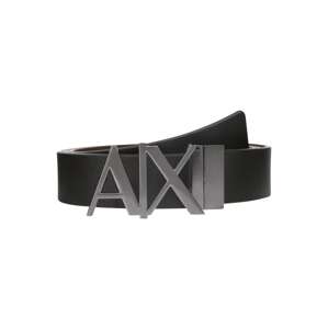 ARMANI EXCHANGE Opasky  čierna / strieborná