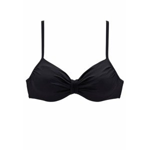 LASCANA Bikinový top  čierna