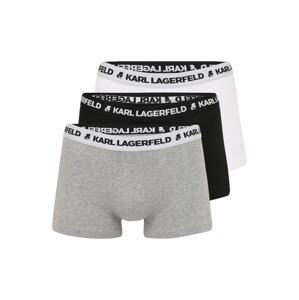 Karl Lagerfeld Boxerky  sivá / čierna / biela