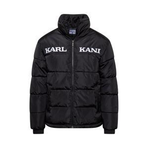 Karl Kani Prechodná bunda 'Essential'  čierna / biela