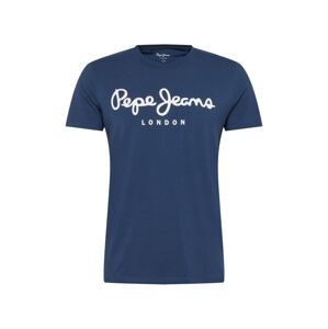 Pepe Jeans Tričko  námornícka modrá / biela
