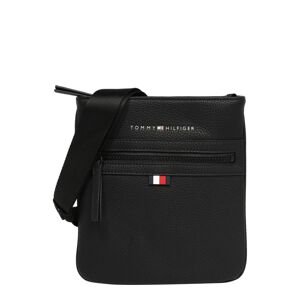 TOMMY HILFIGER Taška cez rameno 'Essential'  červená / čierna / biela