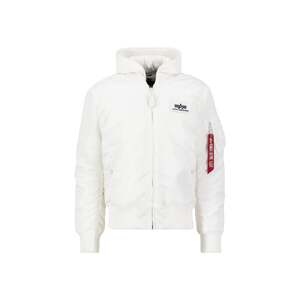 ALPHA INDUSTRIES Prechodná bunda 'MA-1 ZH'  čierna / biela