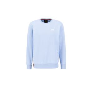 ALPHA INDUSTRIES Mikina  svetlomodrá / biela