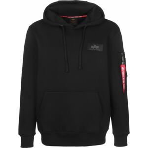 ALPHA INDUSTRIES Mikina  kaki / červená / čierna / biela