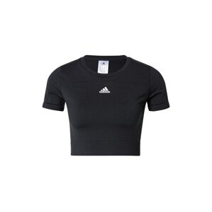ADIDAS SPORTSWEAR Funkčné tričko  čierna / biela