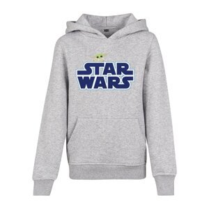 Mister Tee Mikina 'Star Wars'  tmavomodrá / žltá / sivá melírovaná / biela