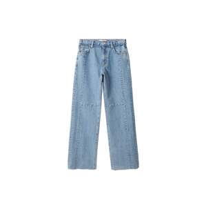 MANGO Džínsy  modrá denim