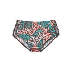 VENICE BEACH Bikinové nohavičky  čokoládová / nefritová / svetloružová / biela