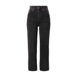 Monki Džínsy  čierny denim