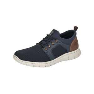 Rieker Slip-on obuv  námornícka modrá / tmavomodrá / hnedá