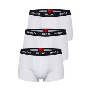 HUGO Boxerky  červená / čierna / biela