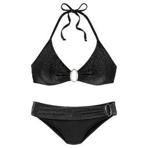 JETTE Bikiny  čierna / strieborná