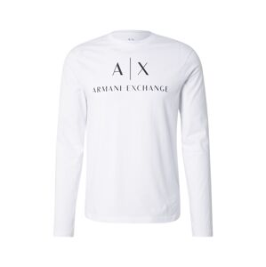 ARMANI EXCHANGE Tričko  čierna / biela