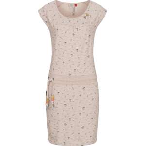 Ragwear Letné šaty 'Penelope'  béžová / antracitová / červená