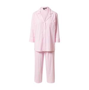 Lauren Ralph Lauren Pyžamo  svetloružová / biela