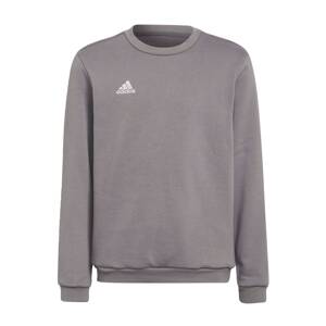 ADIDAS PERFORMANCE Športová mikina 'Entrada 22'  tmavosivá / biela