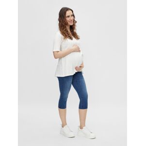 MAMALICIOUS Džínsy 'SARNIA'  modrá denim / svetlosivá