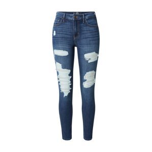 HOLLISTER Džínsy  tmavomodrá