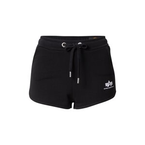 ALPHA INDUSTRIES Nohavice  čierna / biela