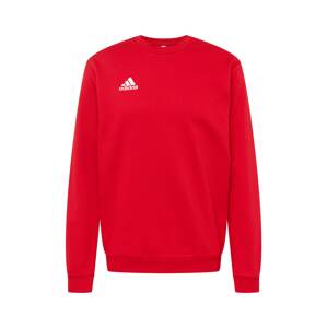 ADIDAS PERFORMANCE Športová mikina 'Entrada 22'  červená / biela