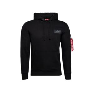 ALPHA INDUSTRIES Mikina  sivá / čadičová / čierna / biela