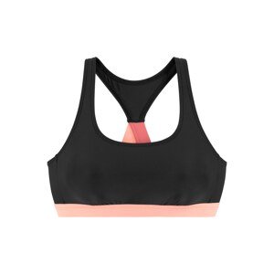 LASCANA ACTIVE Športový bikinový top  pastelovo ružová / čierna