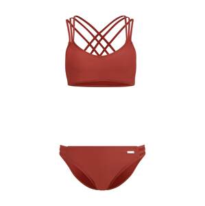 Bruno Banani Bikiny  hnedá / tmavočervená