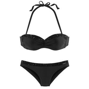 Bruno Banani Bikiny  čierna / strieborná