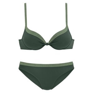 JETTE Bikiny  zelená / olivová