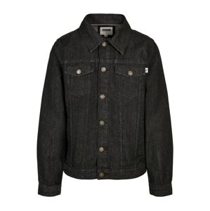 Urban Classics Prechodná bunda  čierny denim