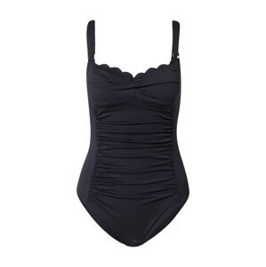 Hunkemöller Jednodielne plavky 'Scallop'  čierna